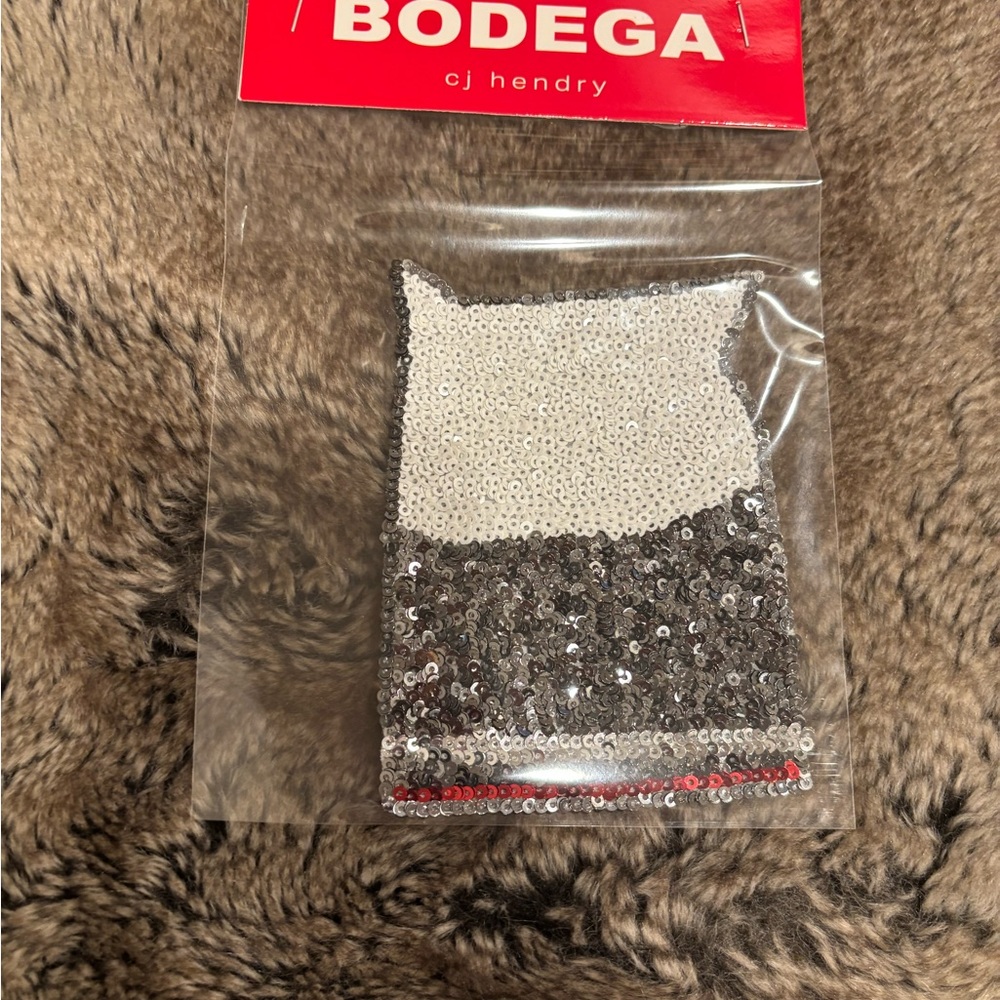 CJ Hendry Bargain Bodega Sequin Coke Baggie Iron On Patch